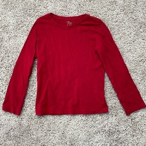 👶🏻5/$12👶🏻 girls long sleeve red shirt